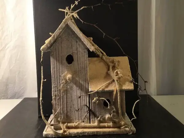 Vogelhäuschen Winterdeko