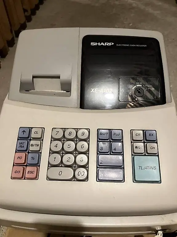 Registrierkasse Sharp XE-A102