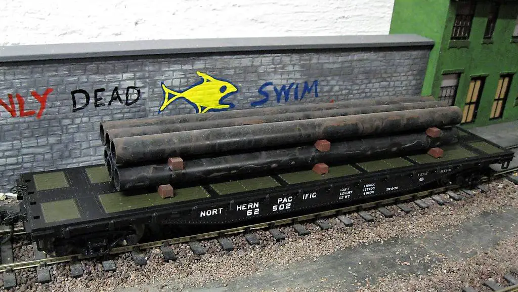 Spur 0 2-Leiter Atlas 0991-1 Flat car Northern Pacific