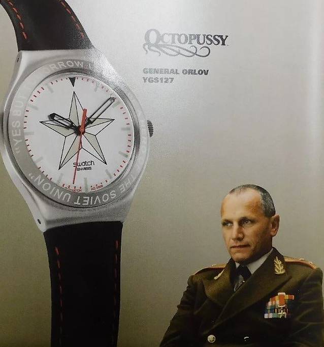 swatch 007 james bond - general orlov / octopussy