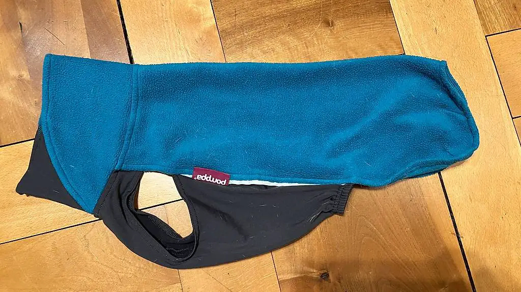 Hunde Fleece, Modell Jumppa, Petrol