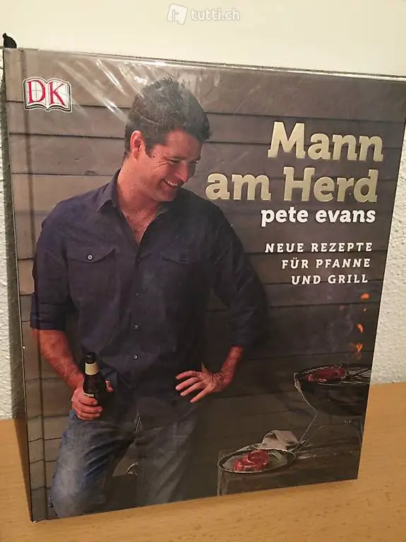 Kochbuch - Mann am Herd