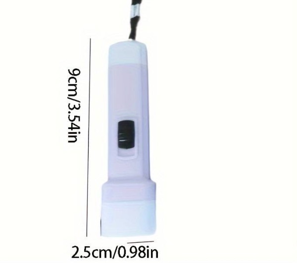 LED-Taschenlampe mit starkem Licht, rosa