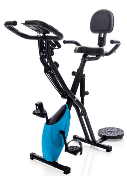 Heimtrainer Fahrrad mit Twist-Board