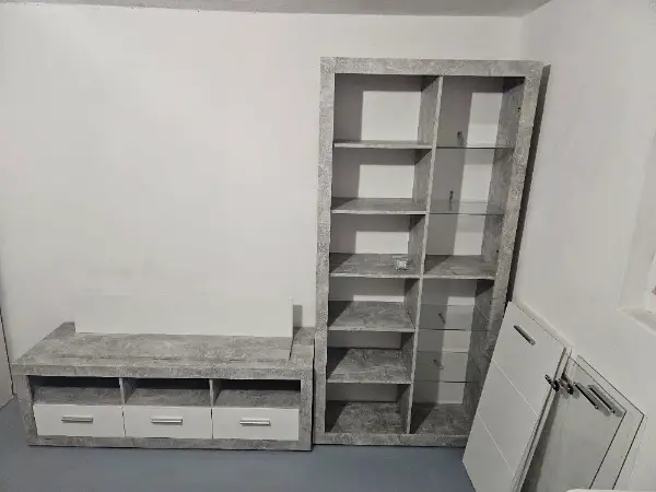 Wohnwand + Salontisch