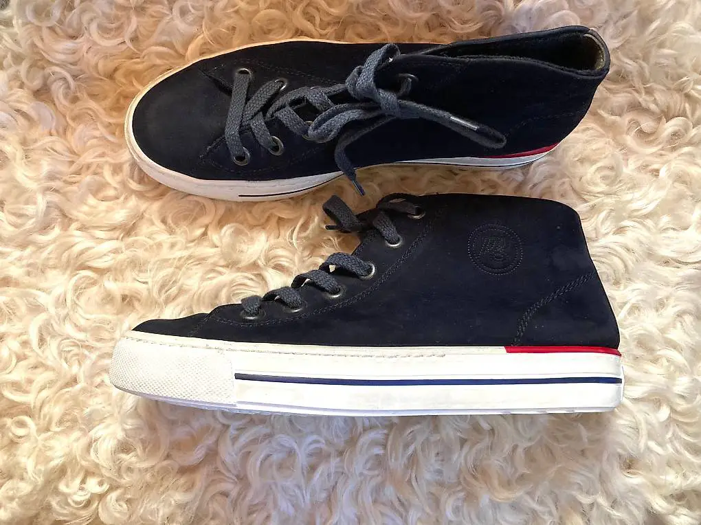 PAUL GREEN Sneakers blau Gr. 6.5 / 40 wie neu