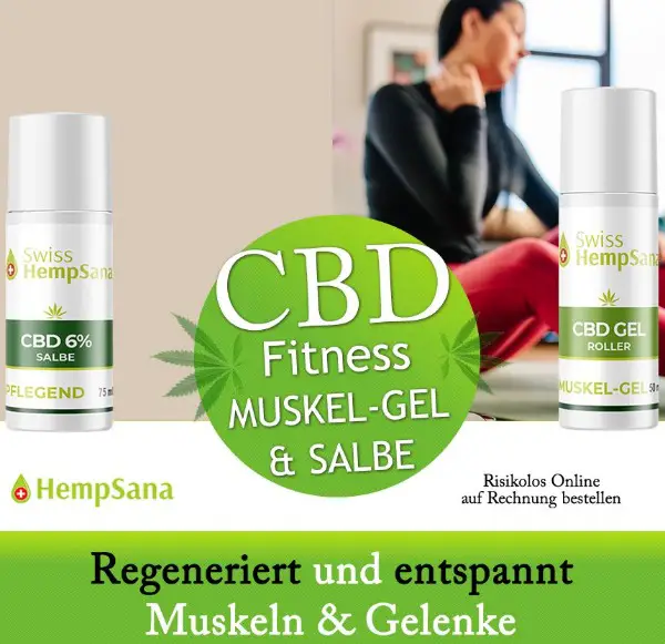 Hempsana CBD Salbe oder CBD Muskel Gel