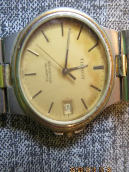  Tissot Seastar Batterie wechseln, Herren Stahl