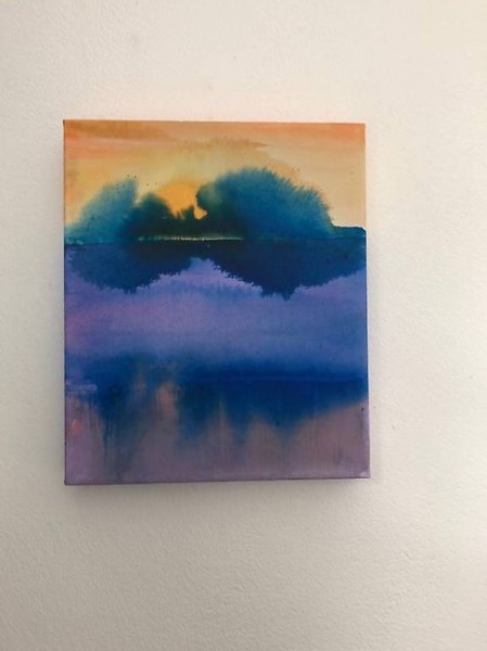 Acryl Bild auf Leinwand Original