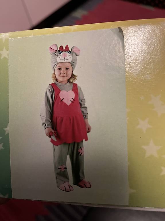 Vestitino carnevale da coniglietto dai 2 ai 3 anni