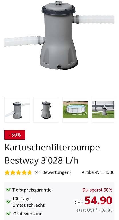 Filterpumpe neu