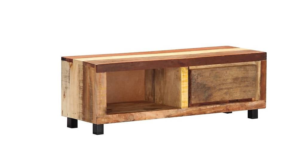 TV-Schrank 100x30x33 cm Altholz Massiv