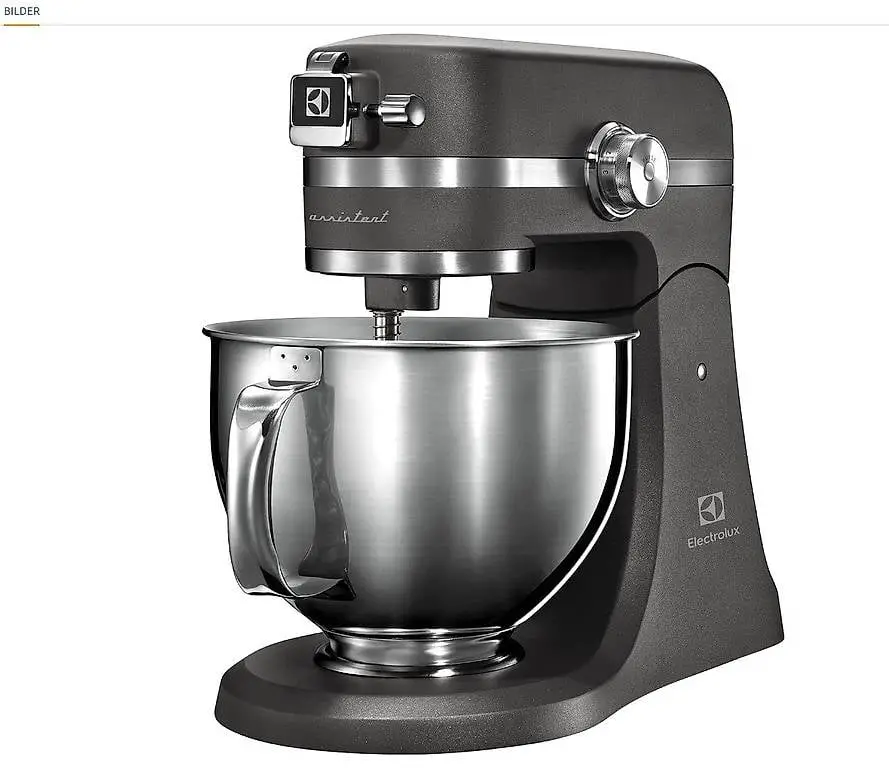 Knetmaschine Electrolux EKM5540 Grau 1200W, Hobel-Reibenset