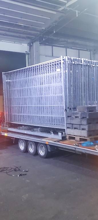 Bauzaun Mobilzaun Absperrgitter zu vermieten