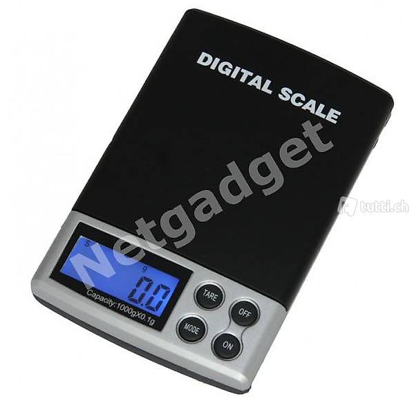  Taschenwaage Feinwaage - Waage -kompakt- 0.1-1000g