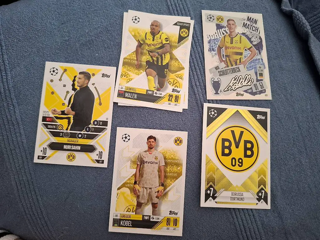 Fussball Sammelkarten Sets