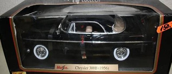 1955 Chrysler 300B schwarz 1:18
