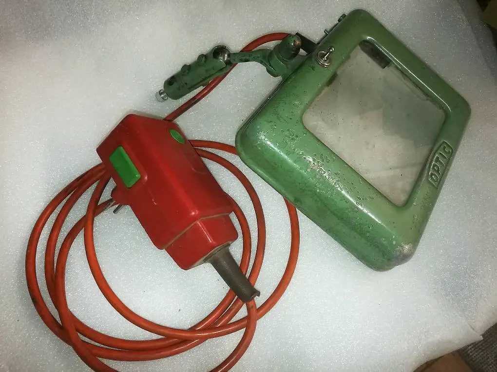 Schleifschutz mit Beleuchtung