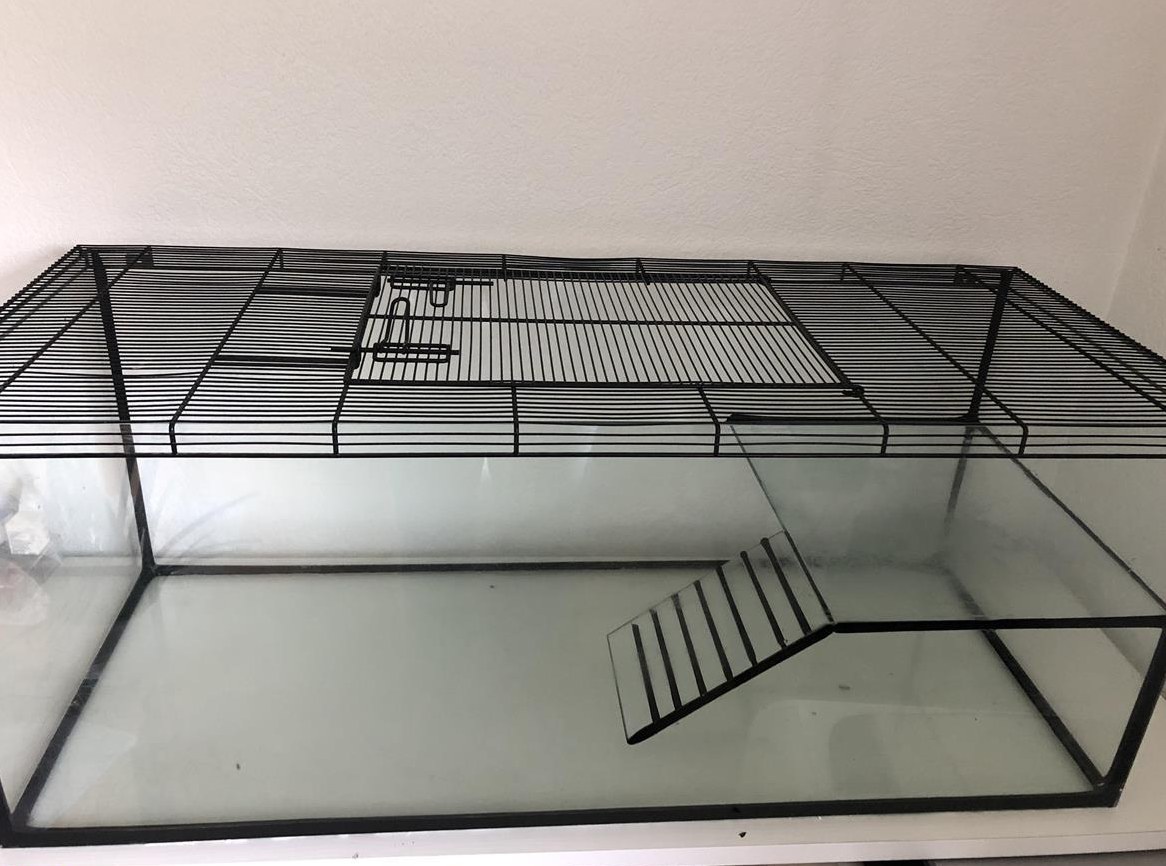 Terrarium 100x40x40cm mit Gitter oben