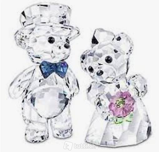 Swarovski Kris Bär Hochzeitspaar (2 Bärchen)