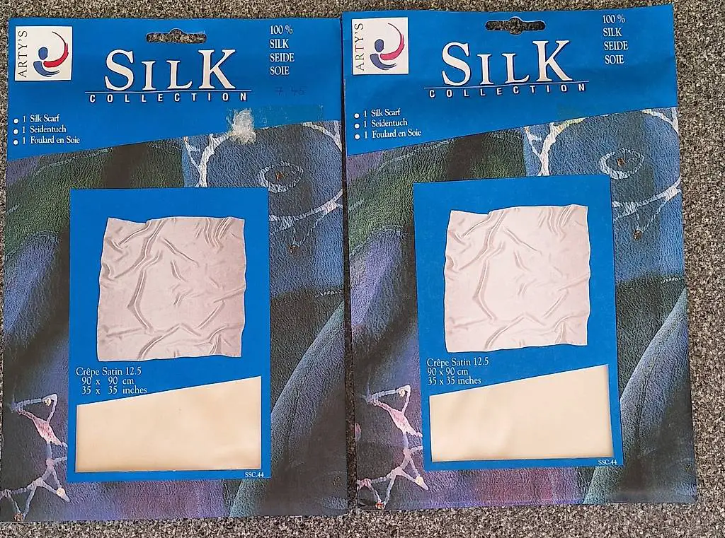Seidenschal-Foulard für Seiden-Malerei 90x90cm