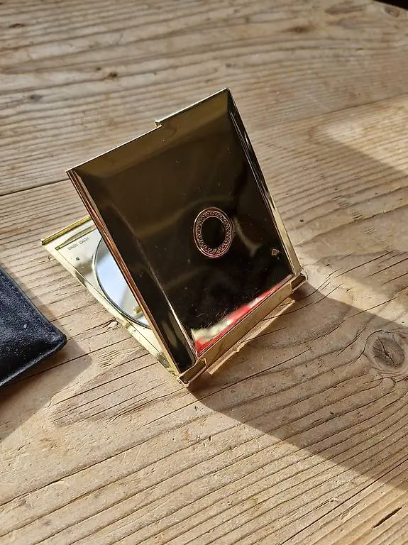 Spiegel Taschenspiegel Gold SF