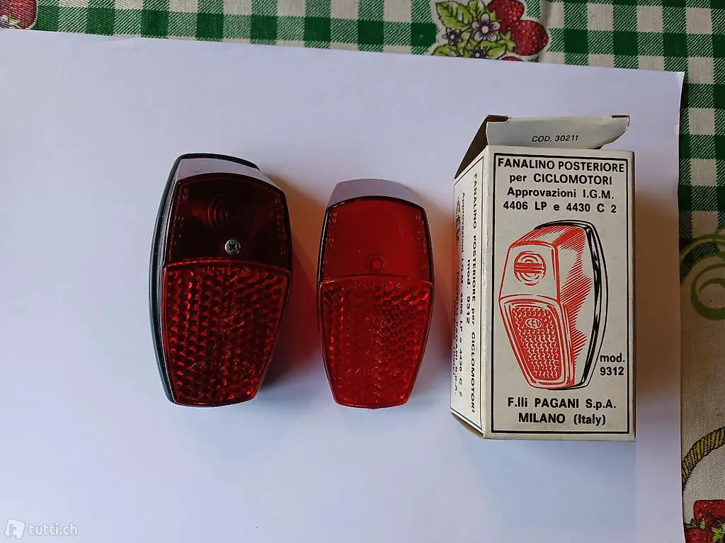 fanailno poseriore Cev per motorino o bicicletta