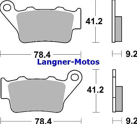SBS175CT Bremsbelag SBS 175 CT Carbon Tech BMW C1 125 2000-