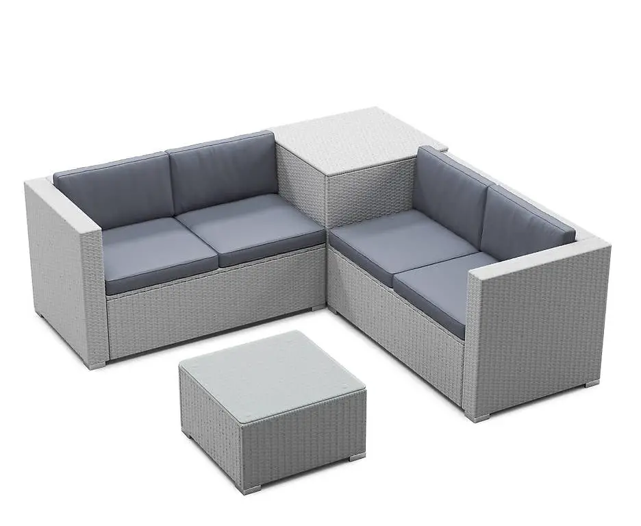  Kissenbezüge für Rattanlounge SAN