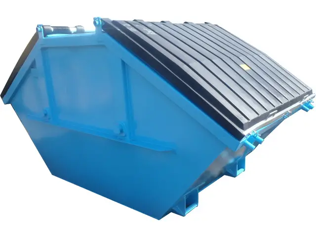 Welakimulde mit Aludeckeln, Abrollcontainer / Mulden