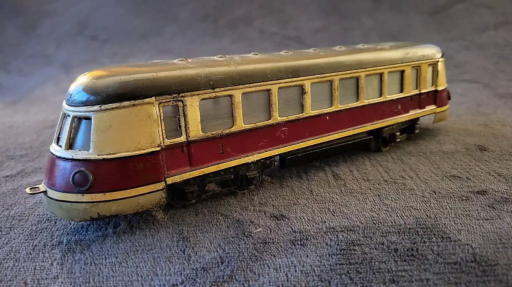 MÄRKLIN - Spur 0 - Triebwagen TWE 930 - Uhrwerkslok