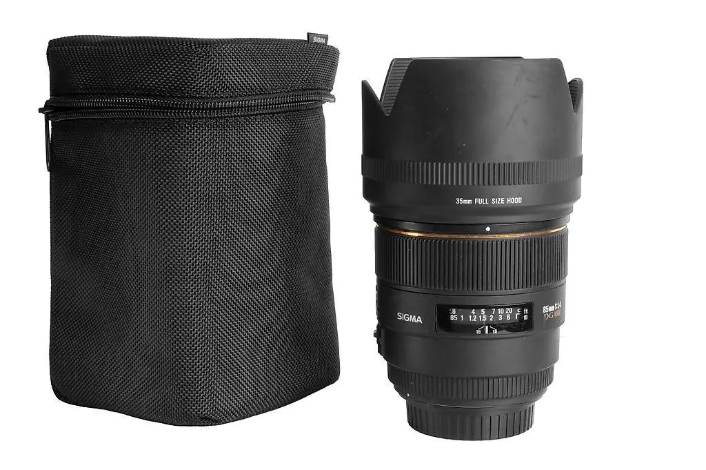 sigma 85mm f/1.4 dg ex hsm objektiv für canon 85 mm f1.4