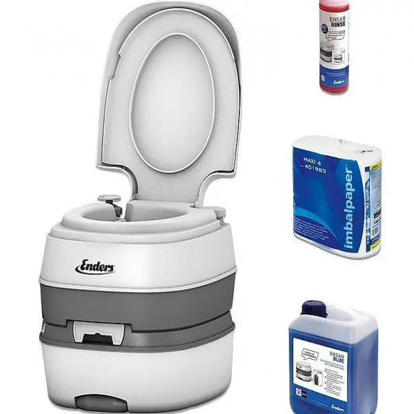  Campingtoilette Starter-Set - Kleine Outdoor Campingtoilett