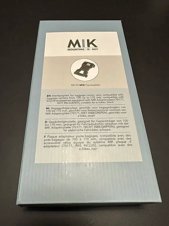 MIK Gepäckträgerplatte 70170