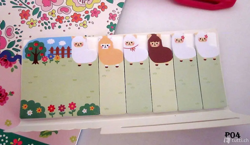 Klebezettel, post-it mignons - Happy Sheep P04