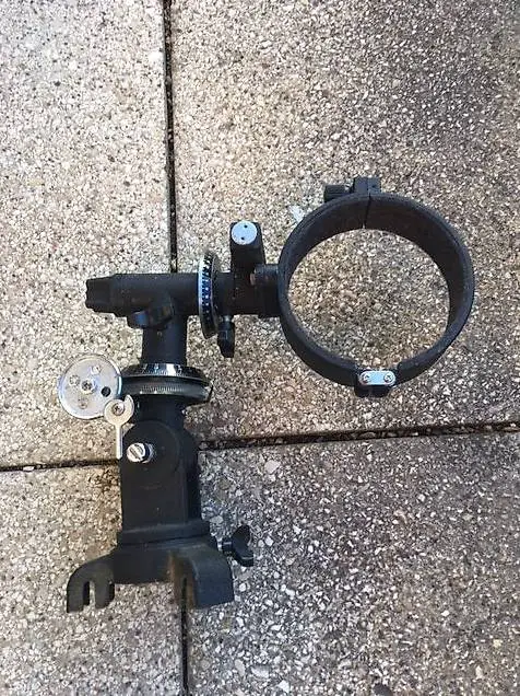 Fernrohr Halterung, Stativaufsatz, gebraucht