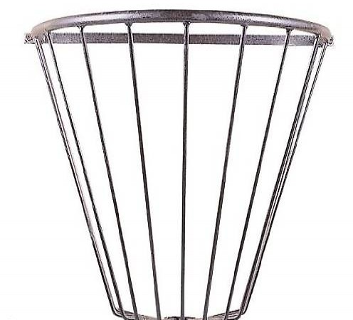  Heuraufe verzinkt, halbrund