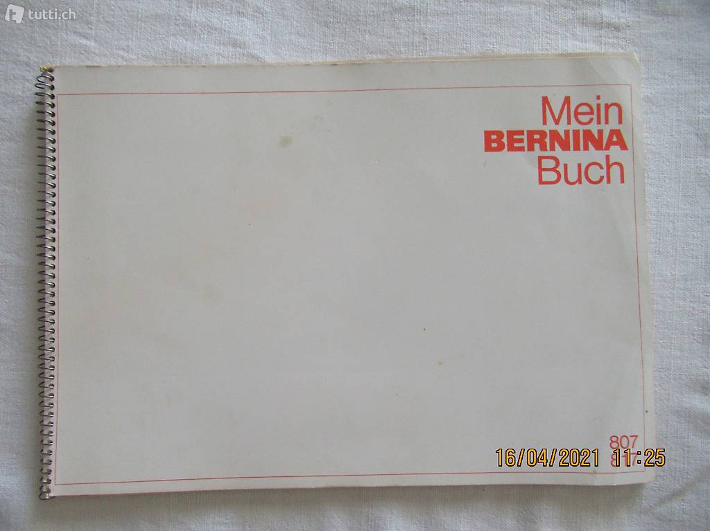 Gebrauchsanleitung für die Nähmaschine BERNINA 807 & 817