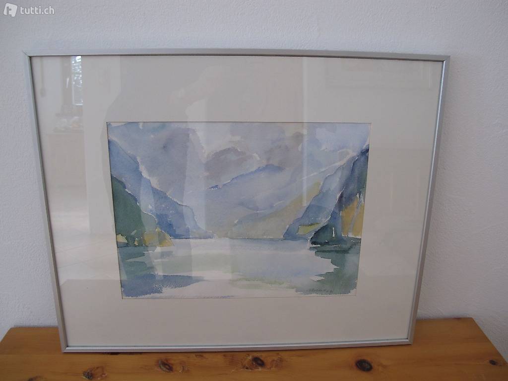 Original Aquarell "Urnersee"