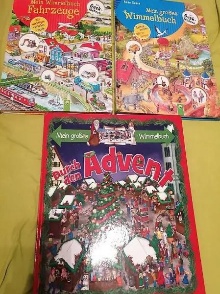 Wimmelbuch set Weihnachten Fahrzeuge Zoo