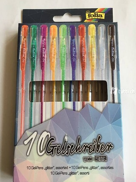 Gel Schreiber günstig 10er Set Markenprodukt