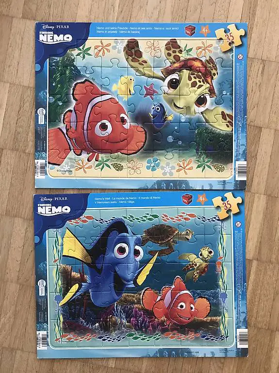 Zwei Nemo-Rahmenpuzzles