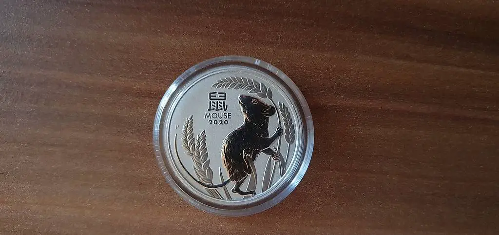 1oz Platin Lunar 3 Serie Set