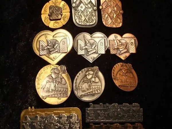 Basler Fasnacht 1960 bis 1963 Gold,Silber,Kupfer