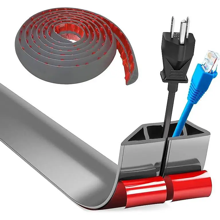 Portofrei Flexibler Selbstklebend Kabelkanal brücke Boden Fu