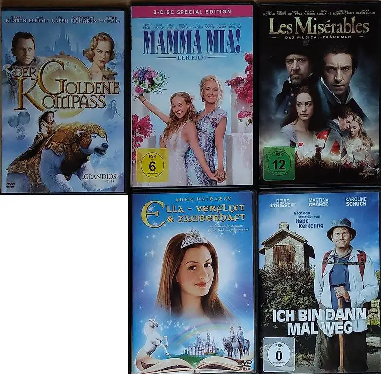 Komödien und Musicals - verschiedene DVDs