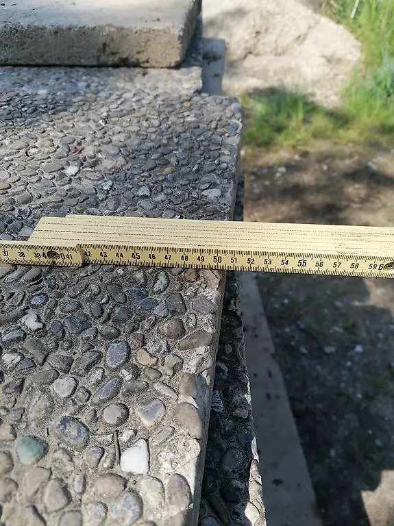 Betonplatten Waschbeton