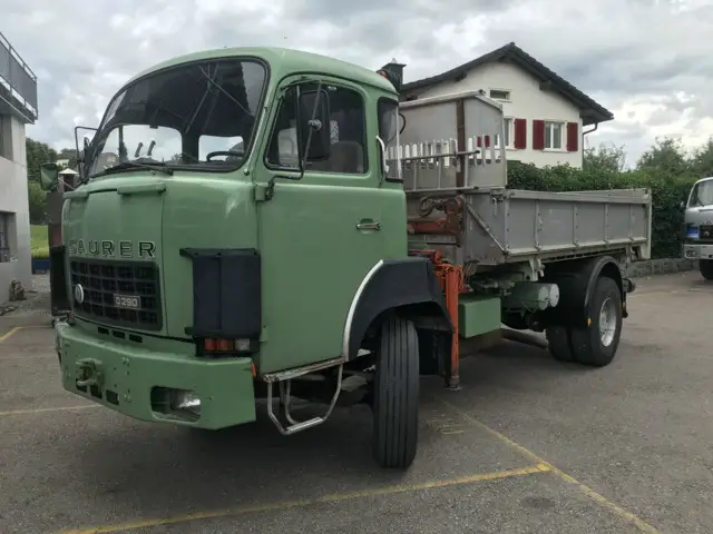 SAURER, D290F 4*2, 3-Seitenkipper