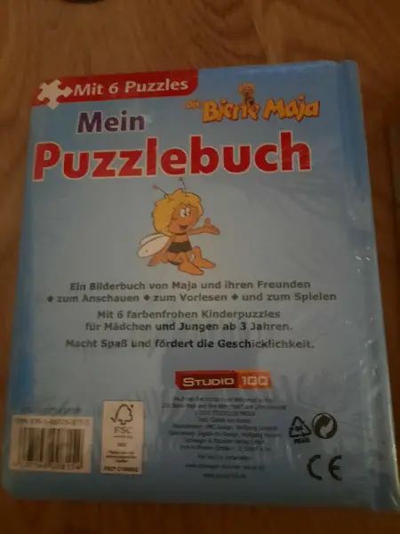 Puzzlebuch Heidi, Biene Maya