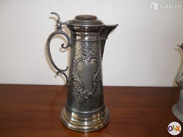 Kanne versilbert Antik